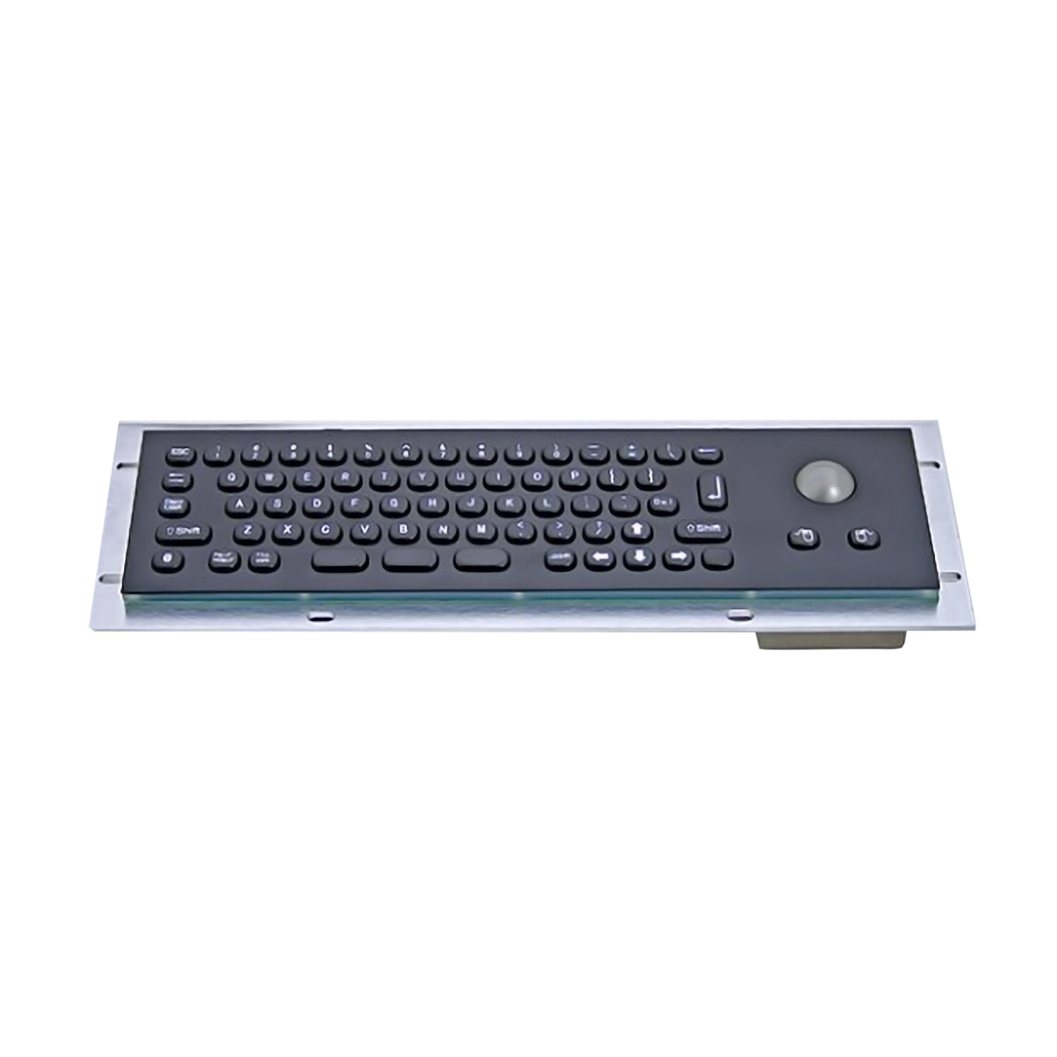 Rugged panel mount keyboard with trackball KB-000-NW0S0T10 MINI