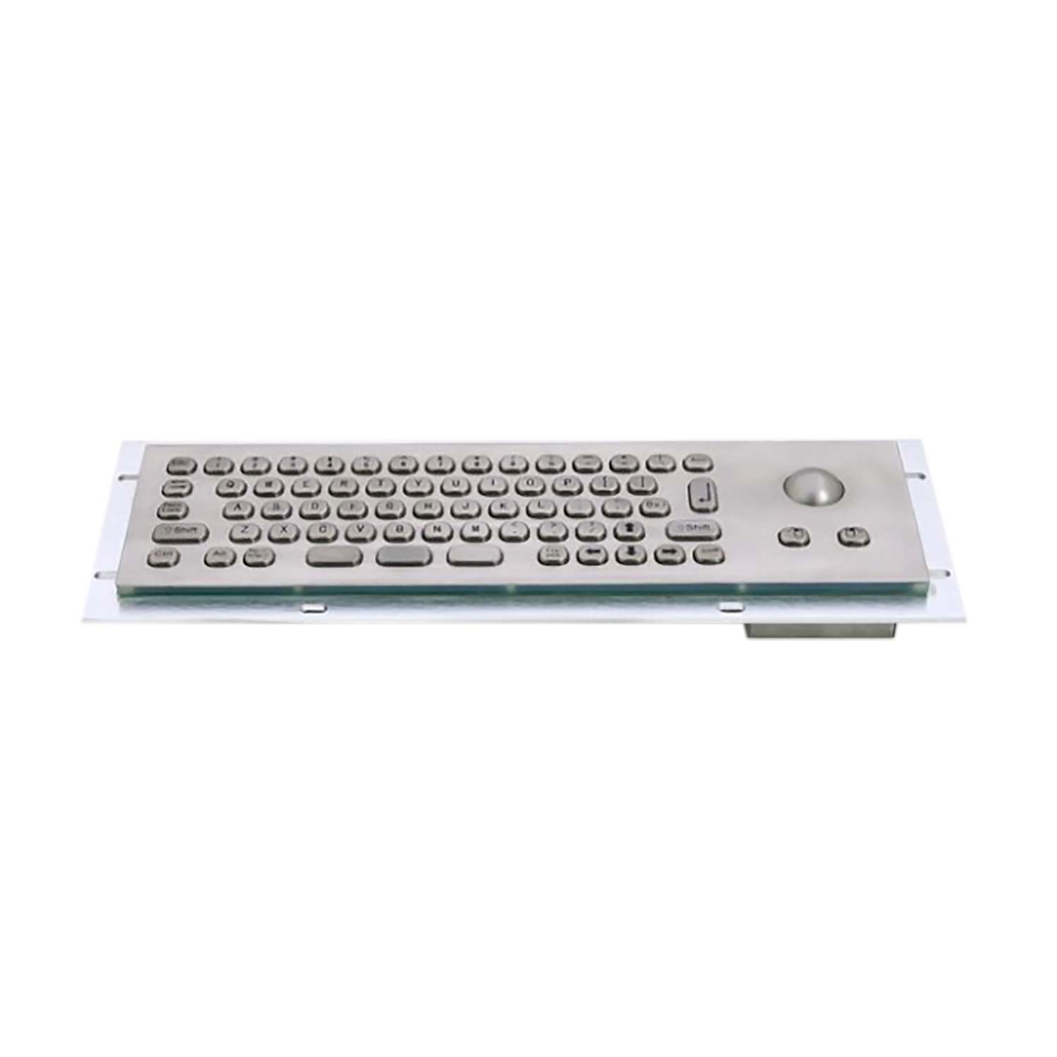 Rugged panel mount keyboard with trackball KB-000-NW0S0T9 MINI