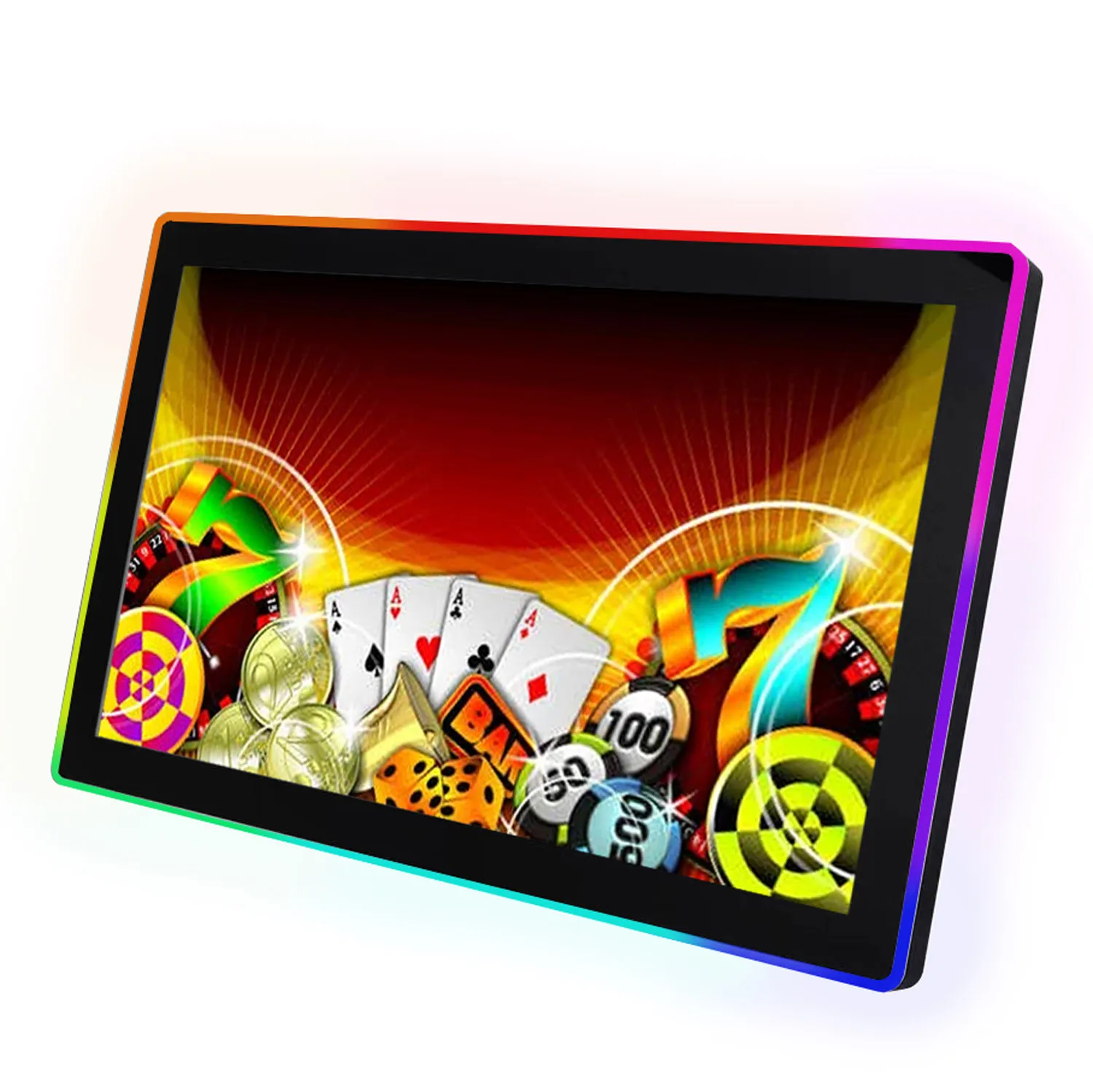 INDUSTRIAL OPEN FRAME TOUCH MONITOR KEETOUCH 15,6” KT-156-CW0S0L1 WITH LED STRIP UNDER THE TOUCH PANEL