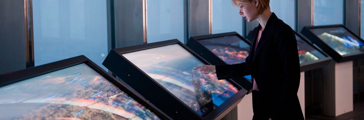 LARGE FORMAT TOUCHSCREEN MONITORS: UP TO 86-INCH